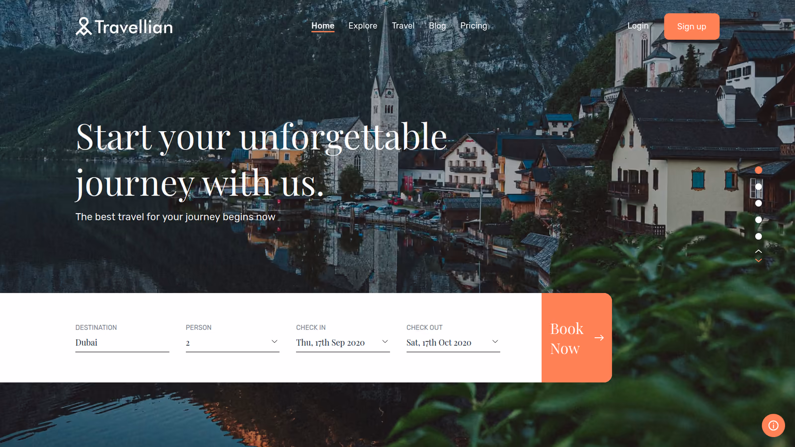 Website built from a Figma design